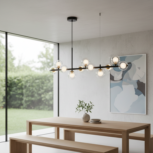 Suspension Boule de Verre Design