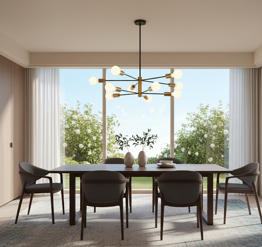 Suspension LED Haricot Moderne