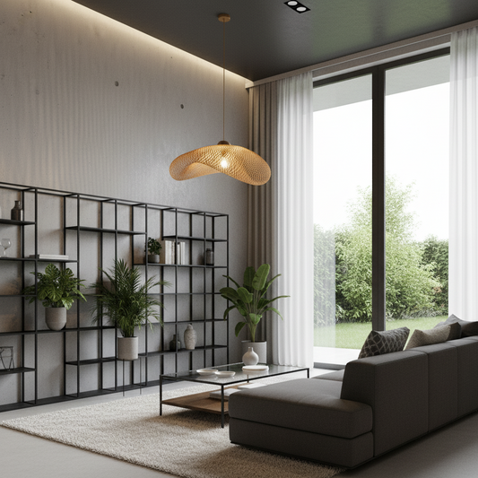 Suspension en bambou fait à la main