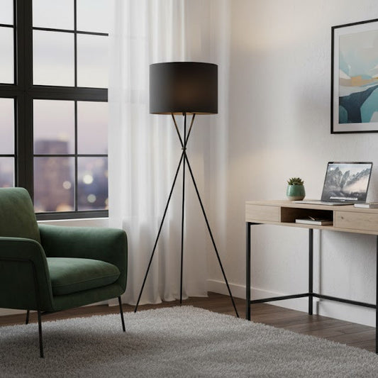 Lampadaire avec support haut