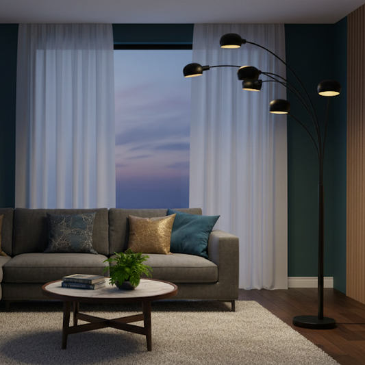 Lampadaire Arbre à 5 Bras