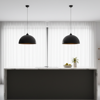 Suspension semi-sphérique 2pcs