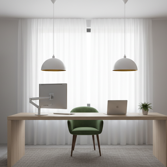 Suspension semi-sphérique 2pcs