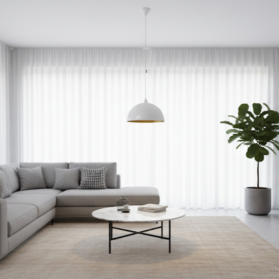 Suspension semi-sphérique 2pcs