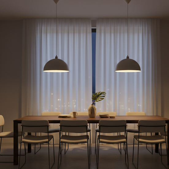 Suspension semi-sphérique 2pcs