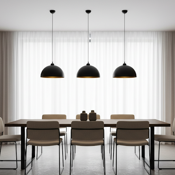 Suspension semi-sphérique 2pcs