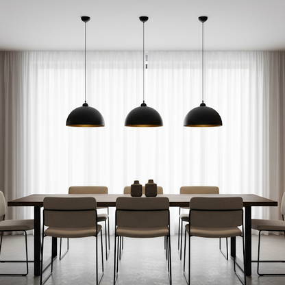 Suspension semi-sphérique 2pcs